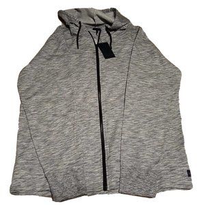 NEW Good Man Brand Men's Gray Heathered Long Sleeve Full Zip Hoodie Size XL NWT
